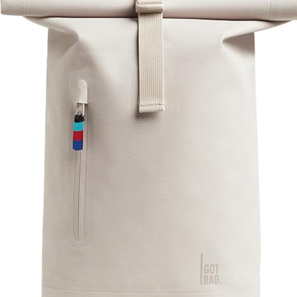 Got Bag Brand Cream RollTop Backpack